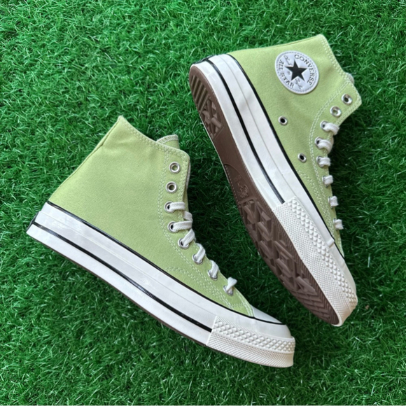 ✨New Converse Chuck Taylor All Star Chuck 70 Hi Vitality Green - Picture 7 of 10
